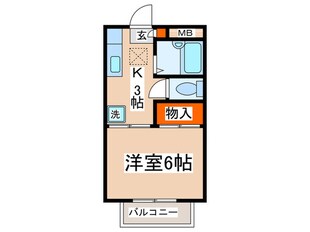 フラッツＬの物件間取画像